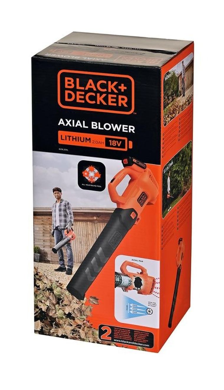 Black&Decker, dmuchawa do liści, 18V