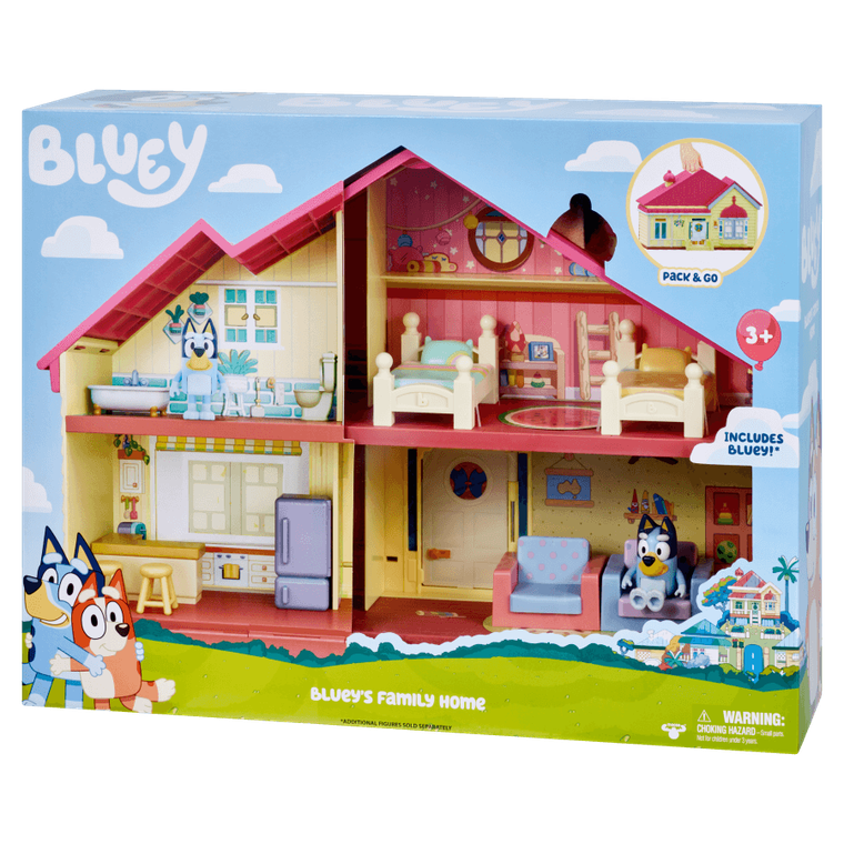 Bluey, Dom rodzinny, zestaw z figurkami