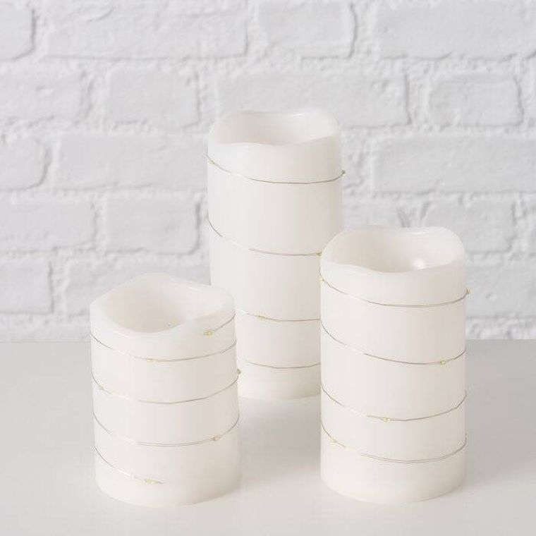 Boltze Home, Sarnia, świece ze sztucznym płomieniem LED, 3 szt.