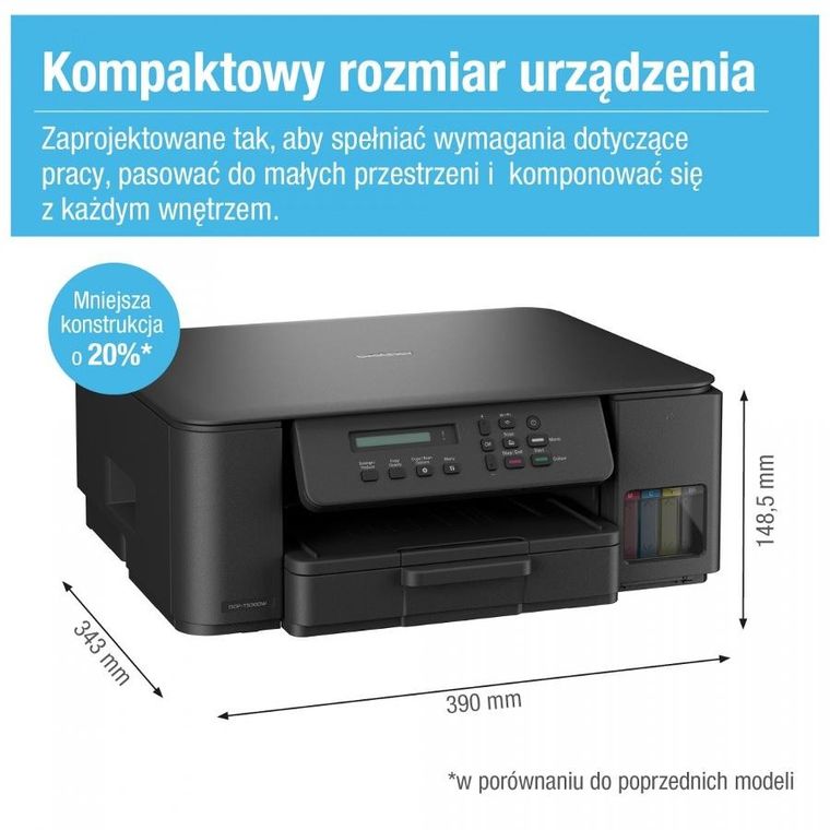 Brother, urządzenie wielofunkcyjne, DCP-T530DW
