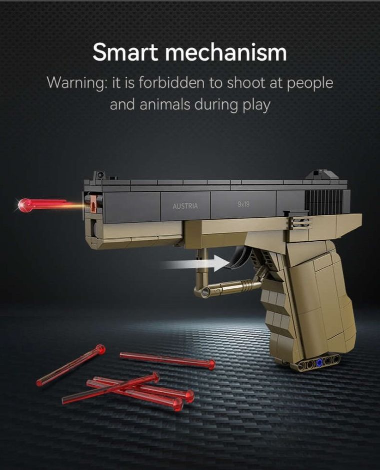 Cada, 17 Pistol, 5 naboi, 338 elementów