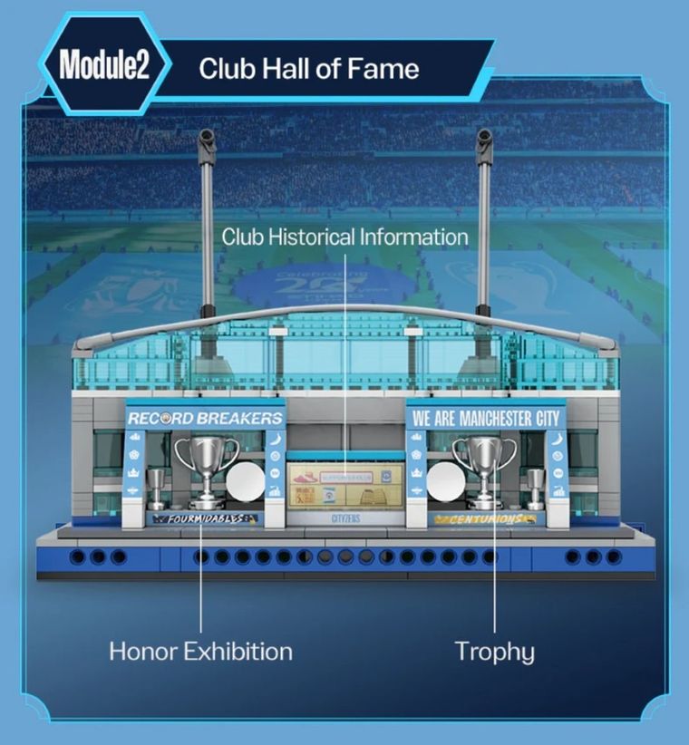 Cada, Etihad Stadium Manchester City, klocki konstrukcyjne, 4473 elementów