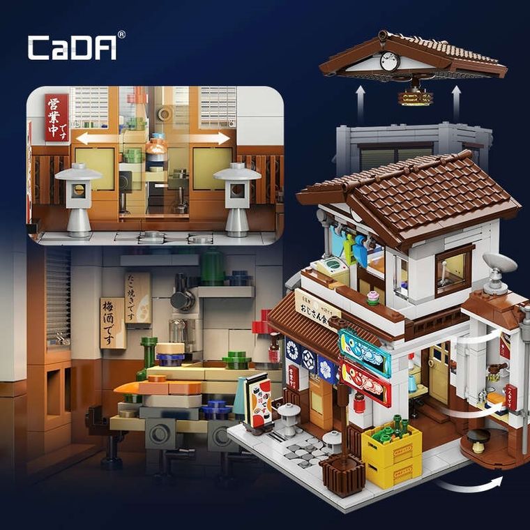 Cada, restauracja japońska, LED, 861 elementów