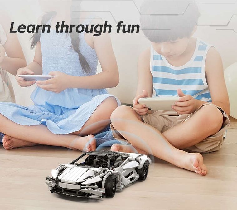 Cada, Storming Sport Car, pojazd zdalnie sterowany, Dual Mode, czerwony, 1:14, 30 cm, 402 elementy