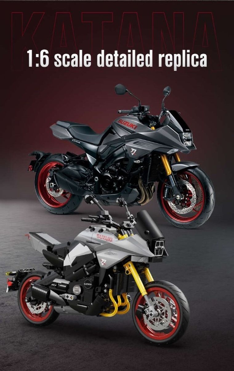 Cada, Suzuki Katana, motor, 1:6, 1104 elementy