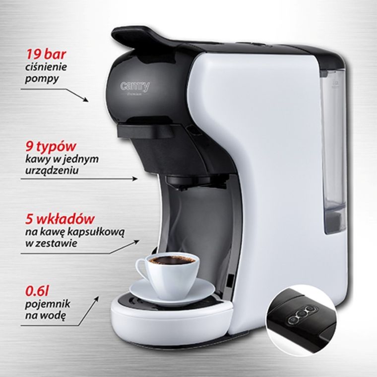 Camry, Ekspres ciśnieniowy, wielokapsułkowy