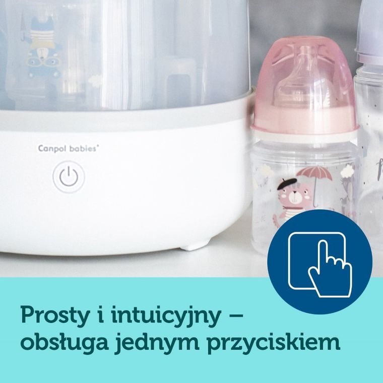 Canpol babies, elektryczny sterylizator parowy 2w1