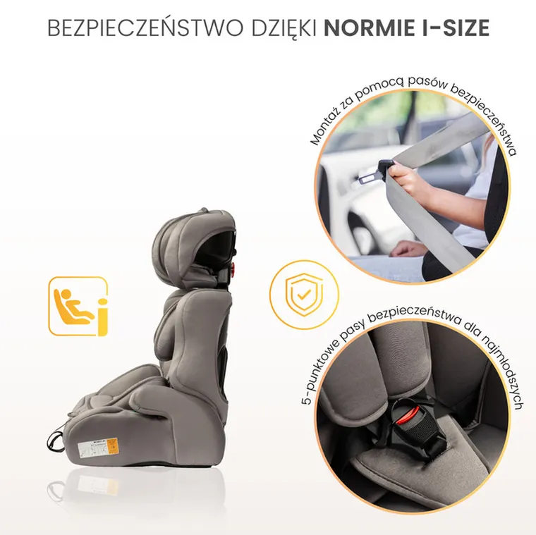 Caretero, Falcon i-Size, fotelik samochodowy, pink, 76-150 cm