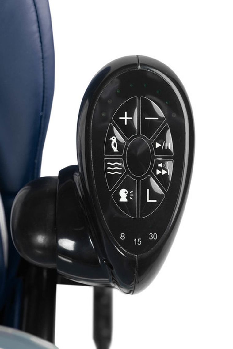 Caretero, Indigo Black, krzesełko + huśtawka, Navy