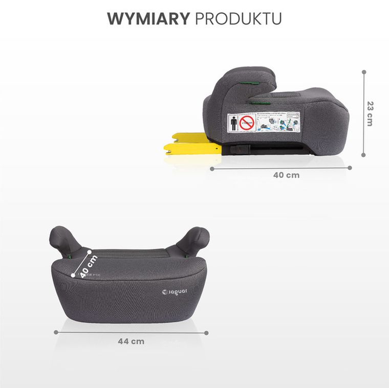 Caretero, Jaguar i-Size, fotelik samochodowy, beige, 125-150 cm