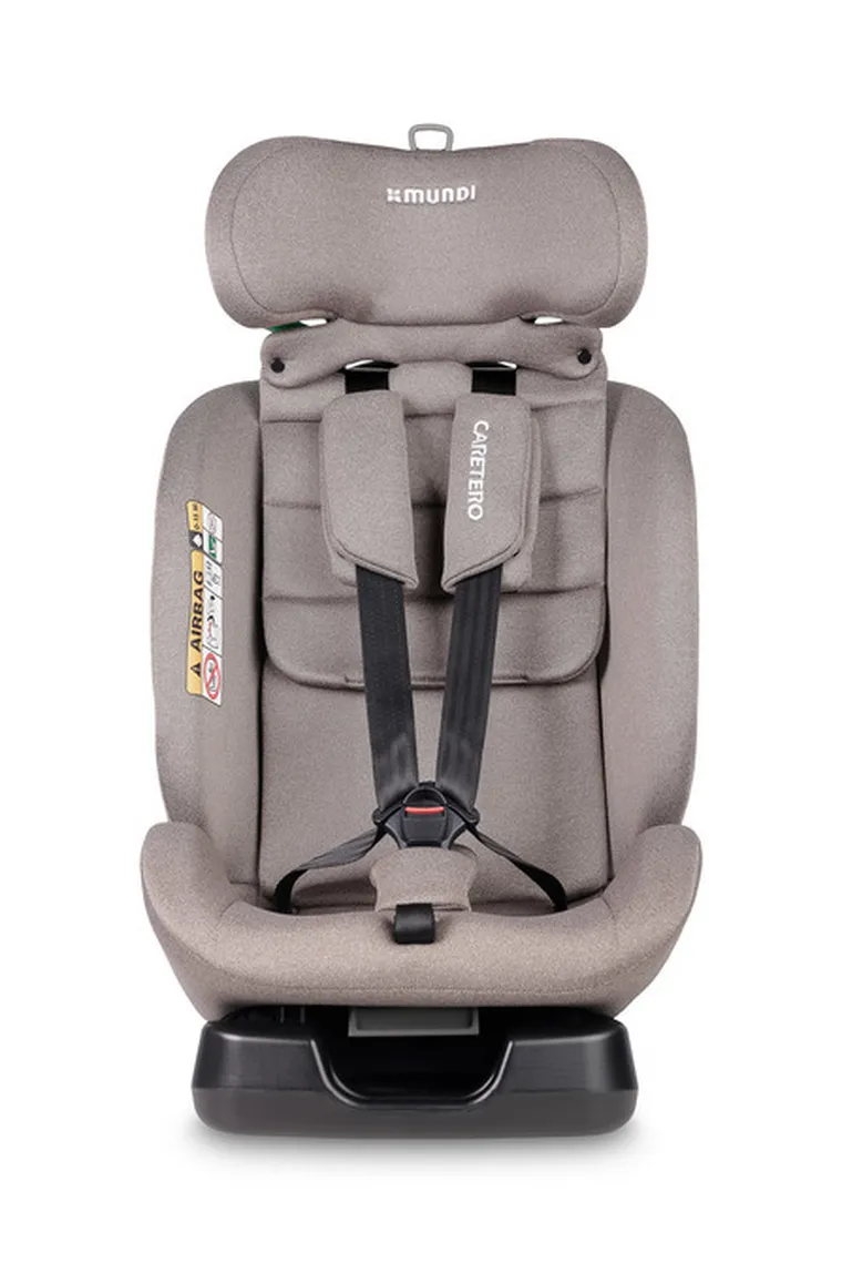 Caretero, Mundi, fotelik samochodowy, i-Size, beige, 40-150 cm