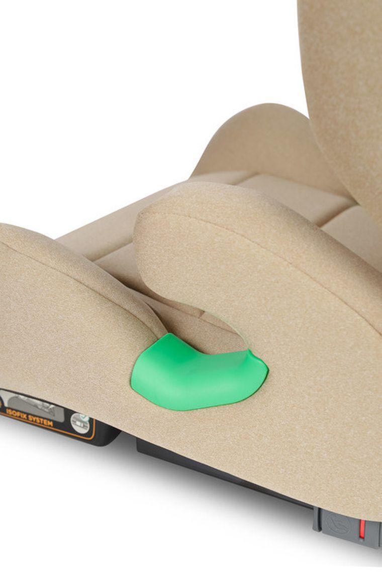 Caretero, Nimbus i-Size, fotelik samochodowy, podstawka, camel, 100-150 cm