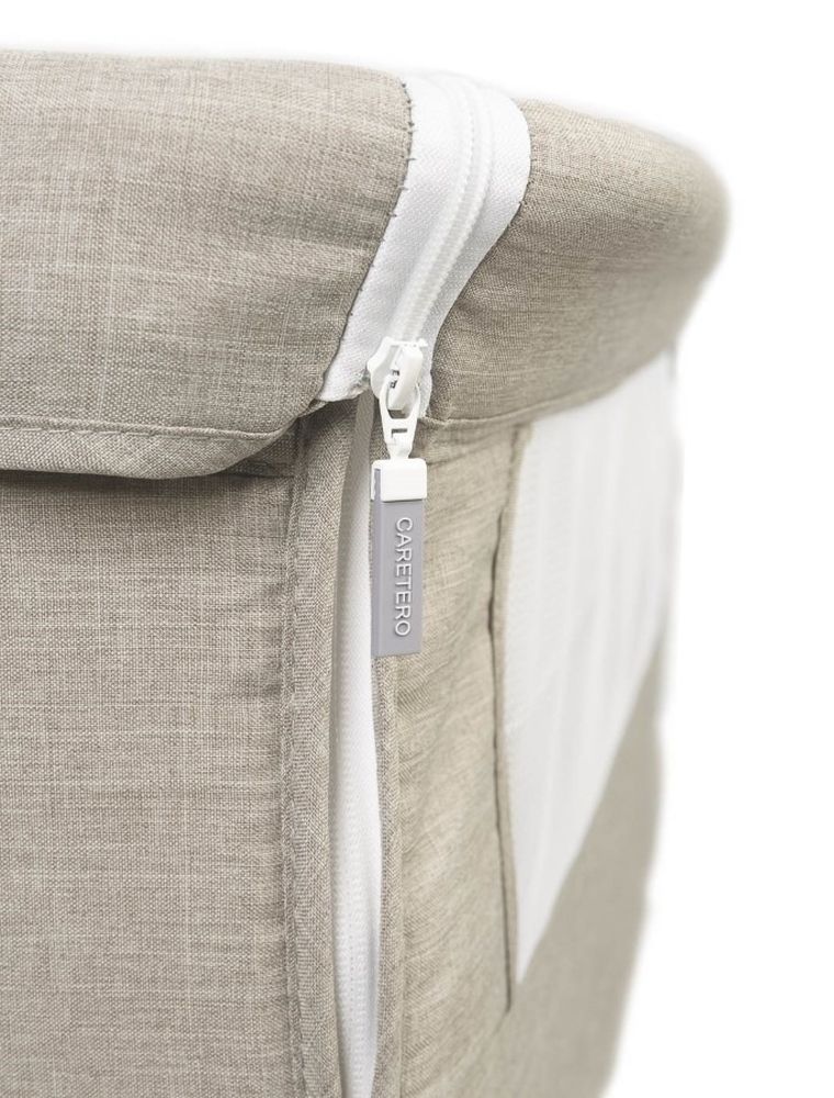 Caretero, Sleep2gether, łóżeczko dostawne, grey