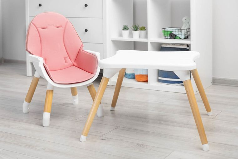 Caretero, Tuva, krzesełko do karmienia, Pink