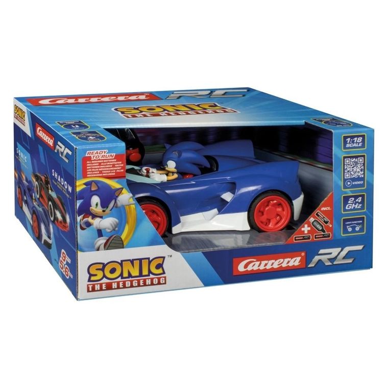 Carrera, Team Sonic Racing, pojazd zdalnie sterowany, 1:18