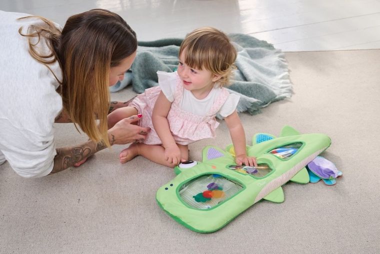 Chicco, Baby Sense & Focus, Krokodyl, sensoryczna mata wodna