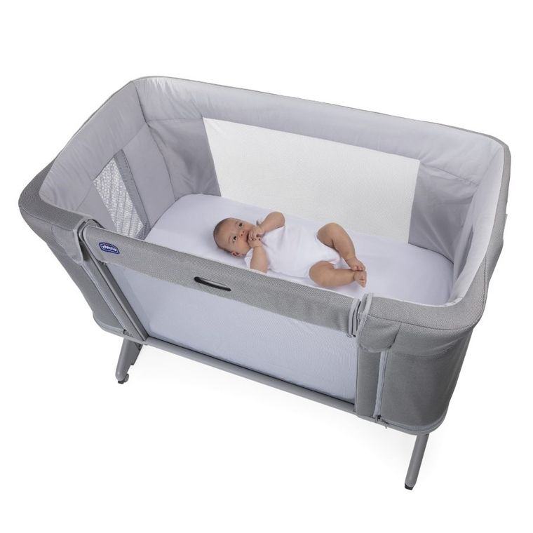 Chicco, Co-Sleeping, Next2me Forever, łóżeczko dostawne, Cool Grey