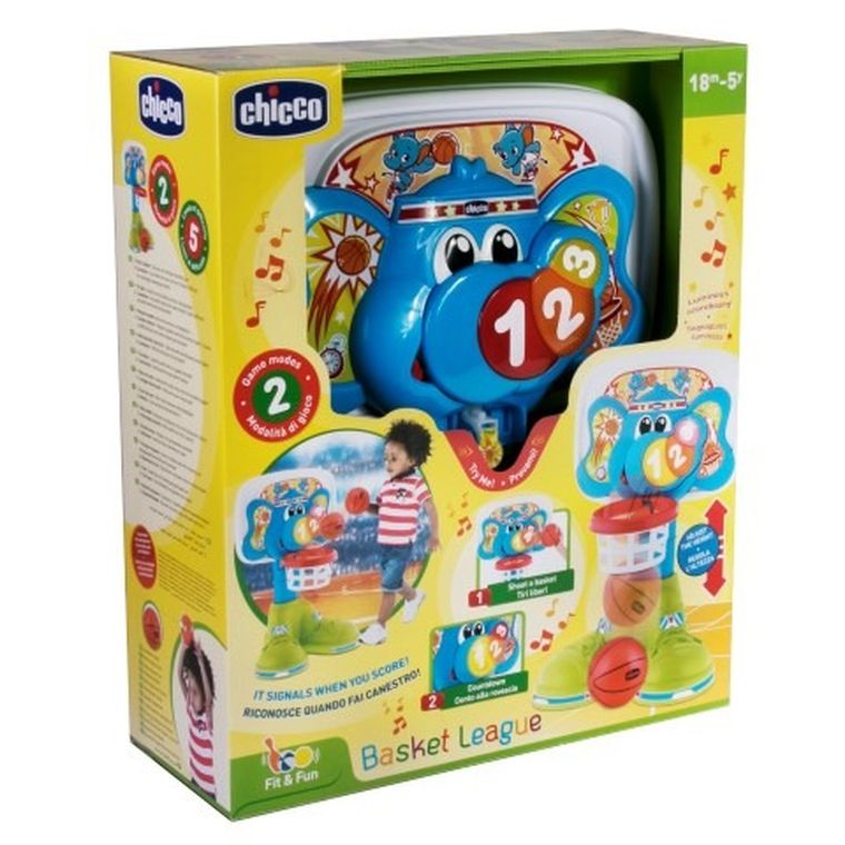 Chicco, Fit&Fun, Koszykówka 123, zabawka interaktywna