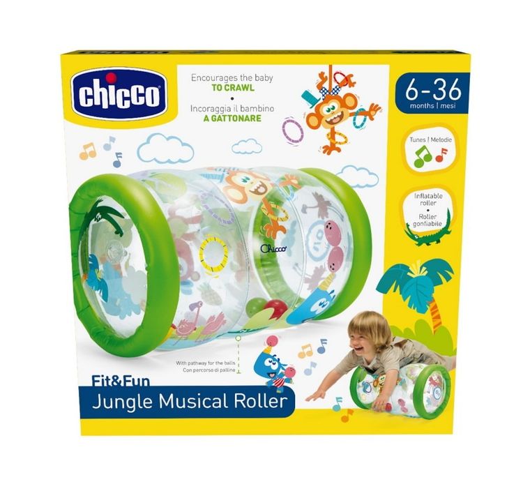 Chicco, Fit&Fun, Muzyczny Roller, dżungla