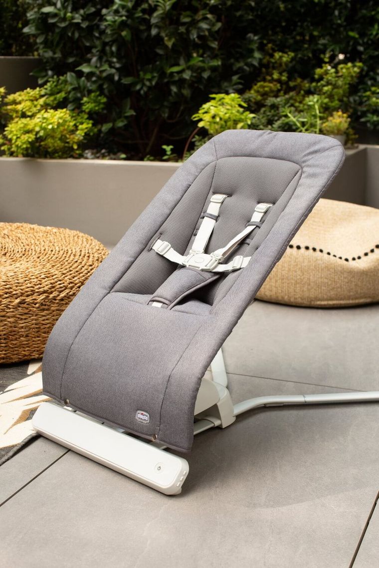 Chicco, Rhythm'n'Sound, leżaczek, Slate Grey