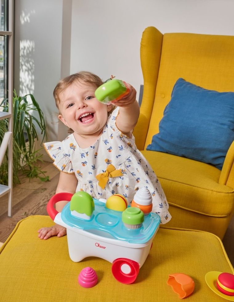 Chicco, Smart2Play, wózek z lodami, 19 elementów