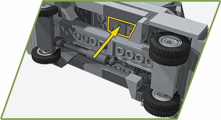 Cobi, Historical Collection WWII, Powstanie Warszawskie 1944 Kubuś, 1:35, klocki, 302 elementy