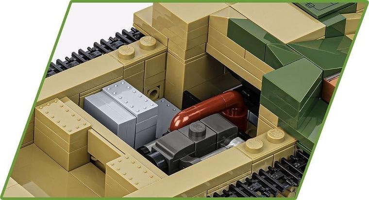 Cobi, Historical Collection WWII, SD.KFZ.124 Wespe, klocki, 860 elementów