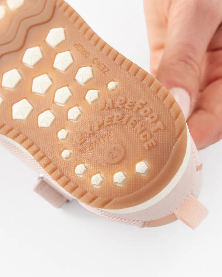 Cool Club, Buty sportowe chłopięce, ecru-brązowe, podeszwa Barefoot