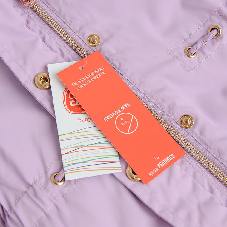 Cool Club, Kurtka dziewczęca z kapturem, 3w1, fioletowo-różowa