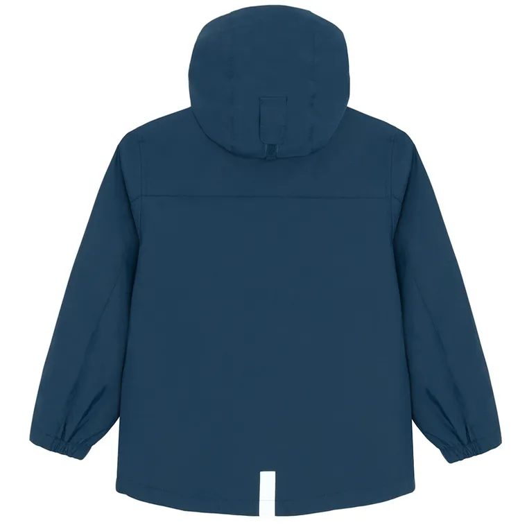 Cool Club, Przeciwdeszczowa kurtka chłopięca z kapturem, granatowa
