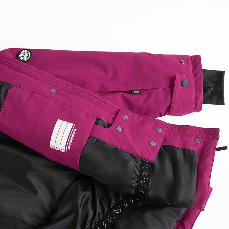 Cool Club, Wodoszczelna kurtka narciarska dziewczęca z kapturem, ocieplana, różowa