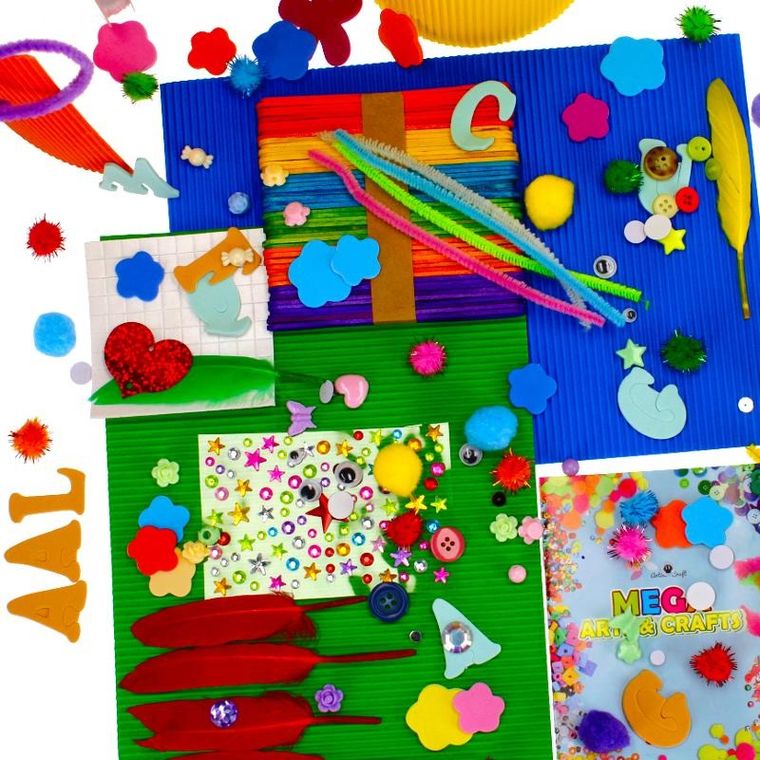 Craft With Fun, Zestaw Kreatywny, 500 elementów