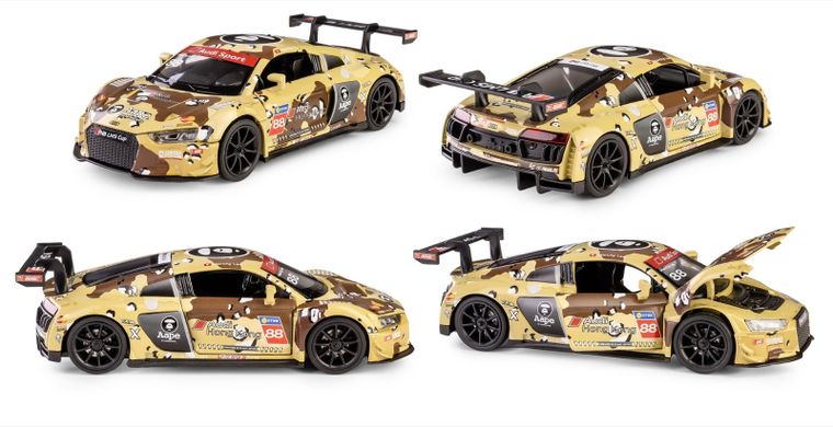 Daffi, RMZ Hobby, Audi R8 LMS GT3 2016 #88, pojazd, interaktywny model metalowy, 1:32