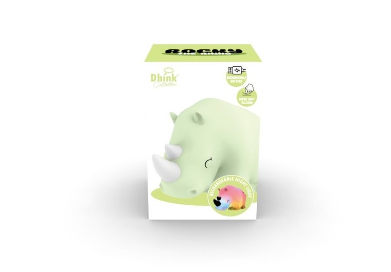 Dhink, Nosorożec, lampka silikonowa na USB