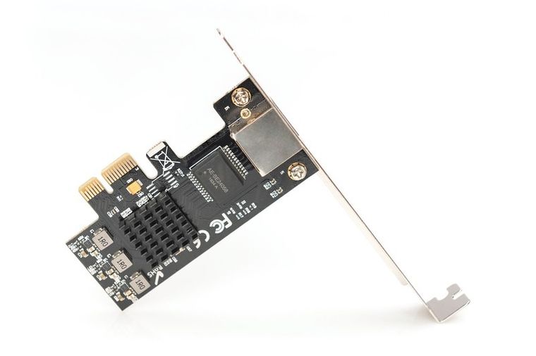 Digitus, karta sieciowa, przewodowa, PCI express, 1xRJ45 2.5 gb, ethernet, 2500mbps, DN-10135