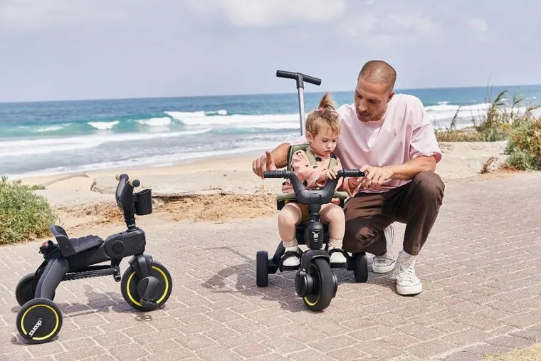 Doona, Liki S3, rowerek trójkołowy, składany, desert green