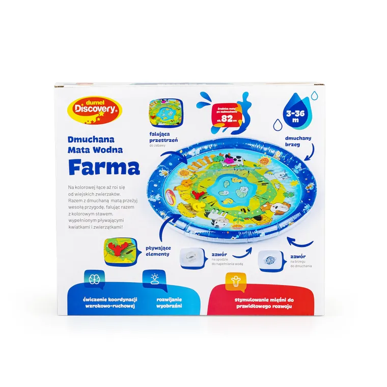 Dumel Discovery, Farma, dmuchana mata wodna