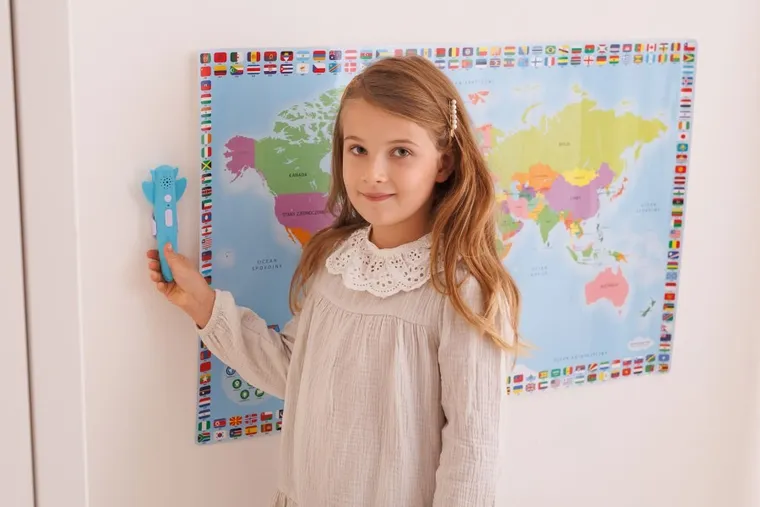 Dumel Discovery, Interaktywna mapa świata, zabawka edukacyjna