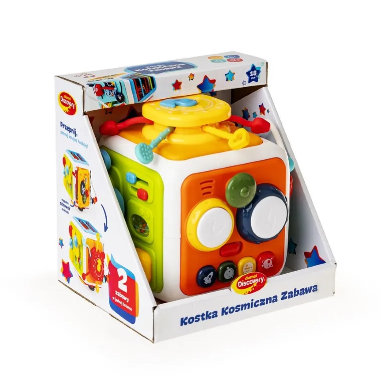 Dumel Discovery, Kostka kosmiczna zabawa, zabawka niemowlęca