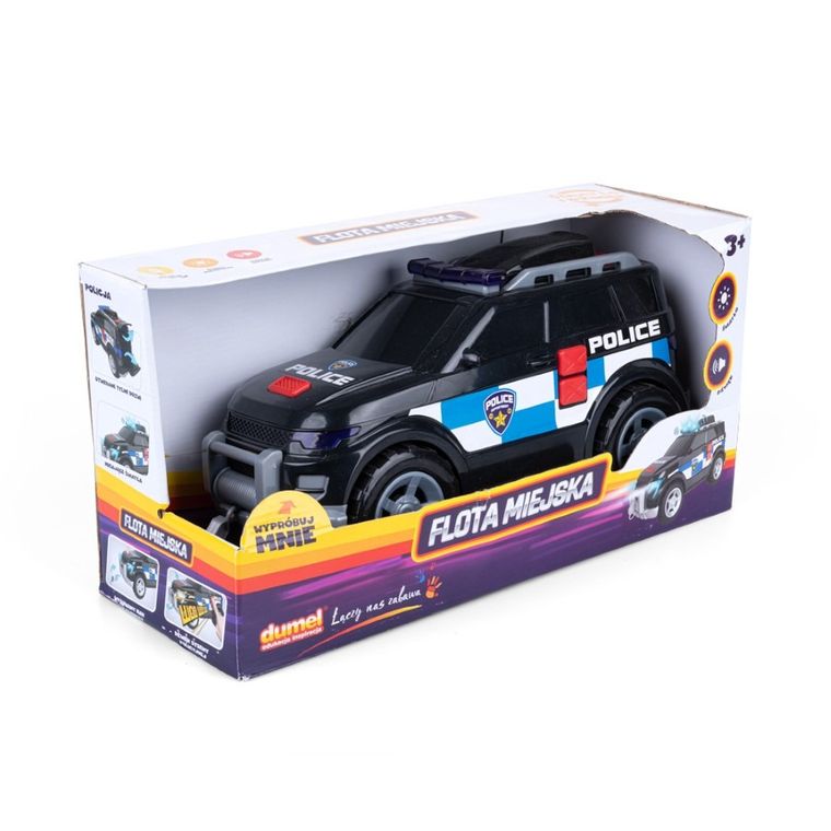 Dumel, Flota Miejska, samochód policji, pojazd interaktywny