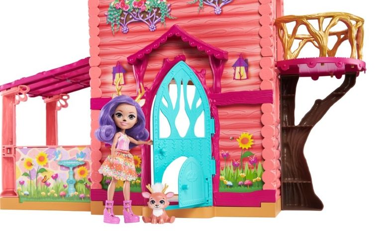 Enchantimals, Domek jelonków, zestaw z lalką i akcesoriami