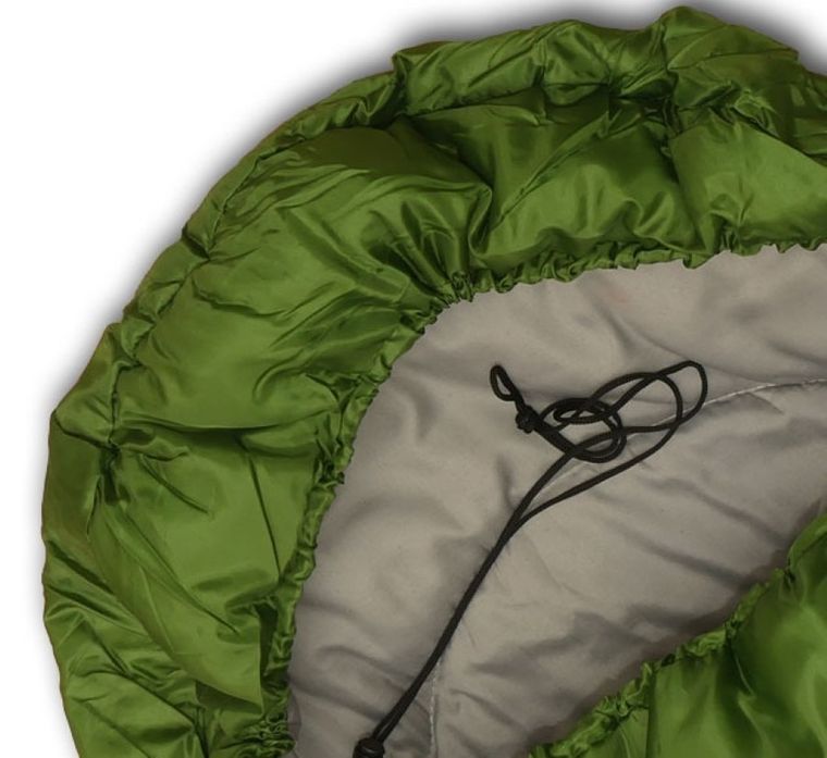 Enero Camp, śpiwór Nepal, ciemnozielony, 210-80-50 cm