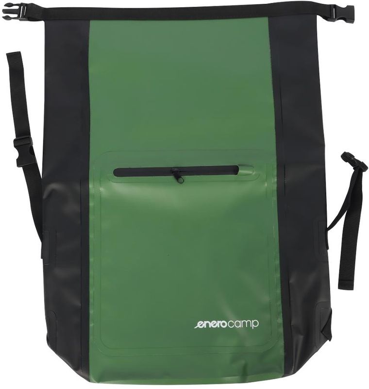 Enero Camp, wodoszczelny plecak turystyczny, zielony, 25l