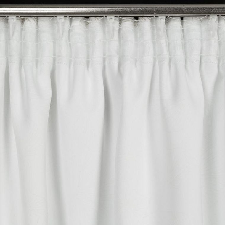 Eurofirany, zasłona zaciemniająca gotowa, Marigold. na taśmie, 140-300 cm, biały