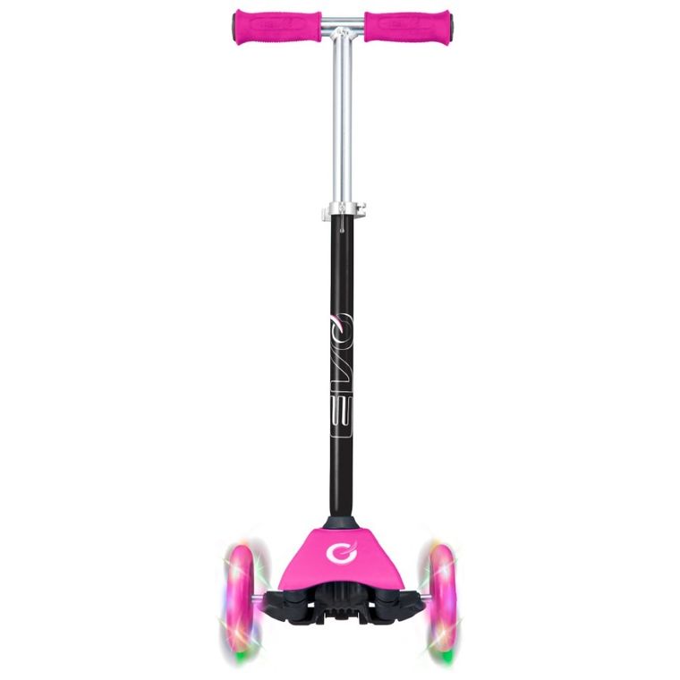 EVO, Light Up Mini Cruiser, hulajnoga, 3-kołowa, różowa