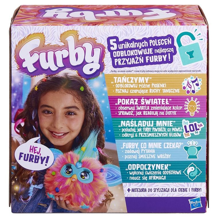 Furby 2.0, zabawka interaktywna, koralowa