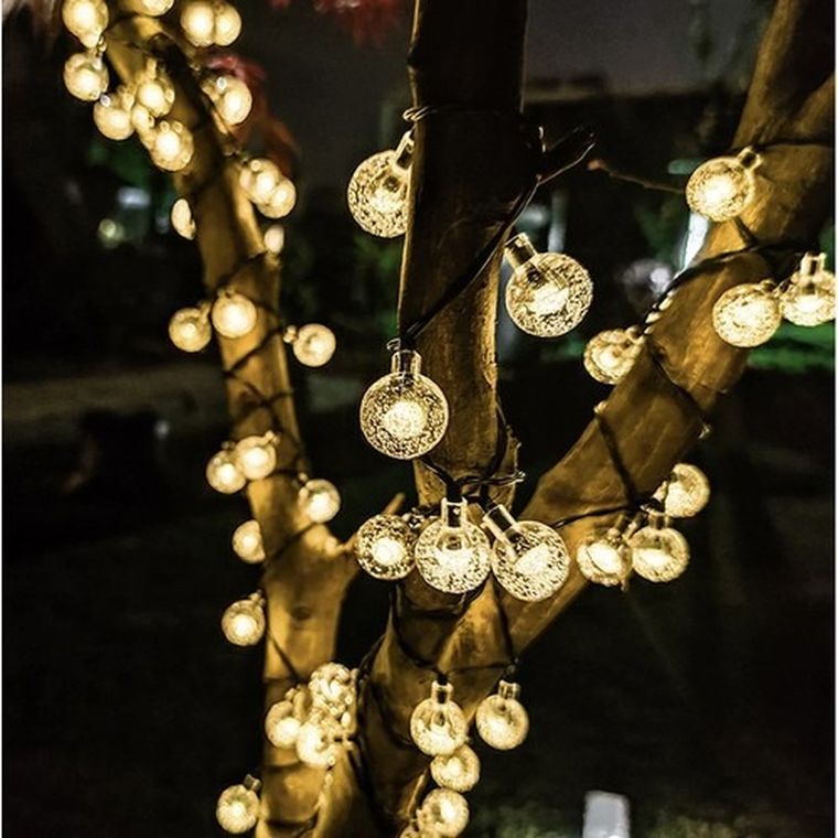 Gardlov, girlanda solarna, 12 m