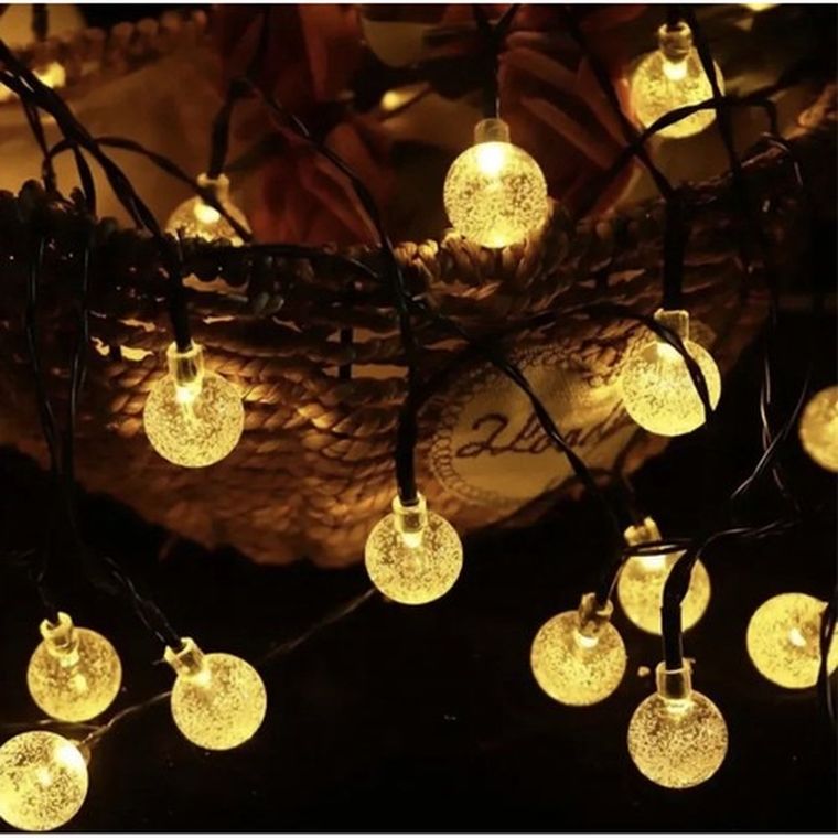 Gardlov, girlanda solarna, 7 m