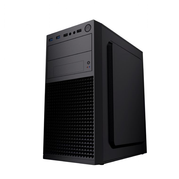 Gembird, obudowa komputerowa, Fornax K300, Micro-ATX, 2x USB 3.0 + 2x USB 2.0 czarna