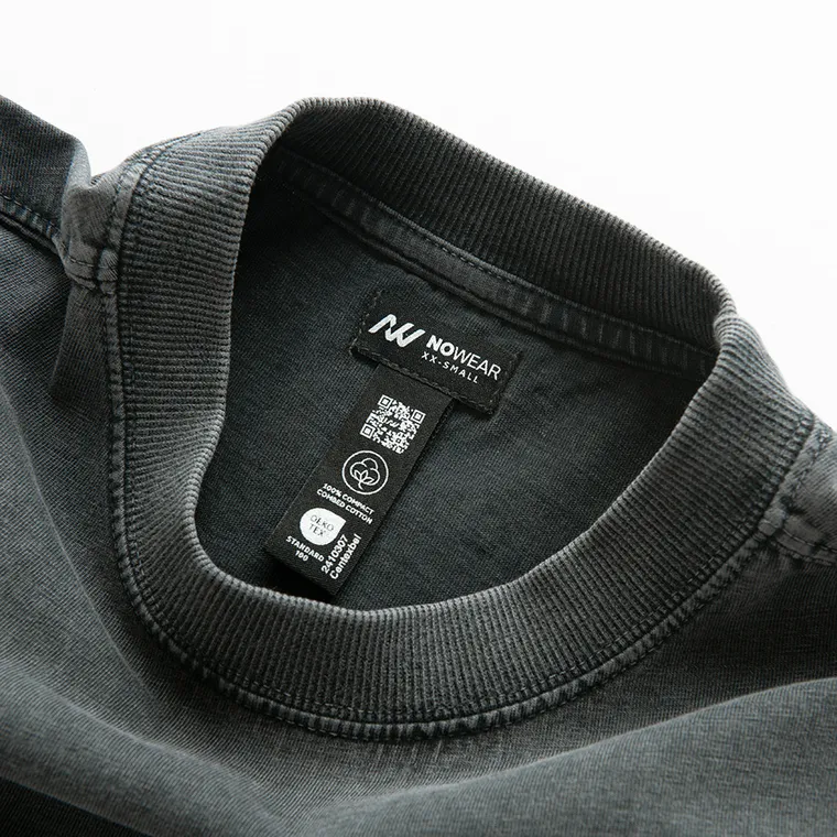 Grafitowy t-shirt oversize NOWEAR